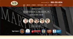 Desktop Screenshot of martinsonandbeason.com