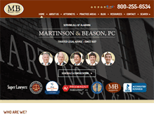 Tablet Screenshot of martinsonandbeason.com